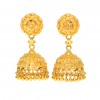 22ct Gold Filigree Jhumkay Earrings